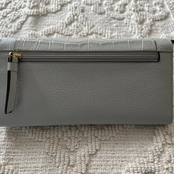 Radley Heritage – Faux Croc Large  Wallet- Grey/White - Picture 3 of 4